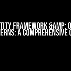 C# Entity Framework & Object Patterns: A Comprehensive Guide